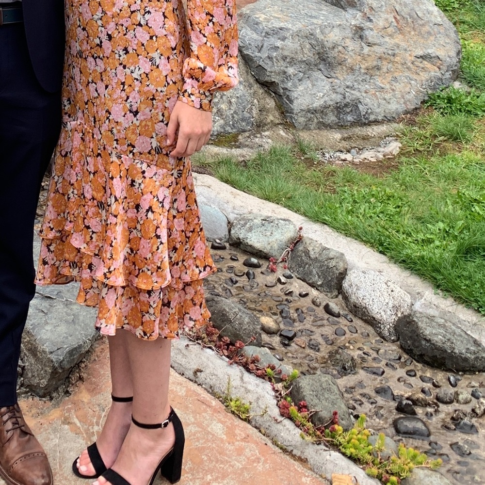 Celeste Ruffle Midi Dress by WAYF - Picture 6 of 7
